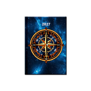 Praktik Tageskalender A6 KOMPAS 2027 - Reklamnepredmety