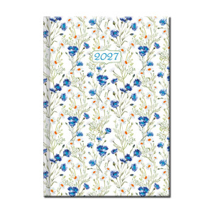 Tageskalender A5 KUNSTBLUMEN 2027 - Reklamnepredmety