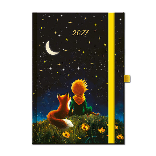 Tageskalender A5 ART KLEINER PRINZ mit Gummiband 2027