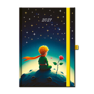 Wochenkalender A5 ART LITTLE PRINCE mit Gummiband 2027 - Reklamnepredmety
