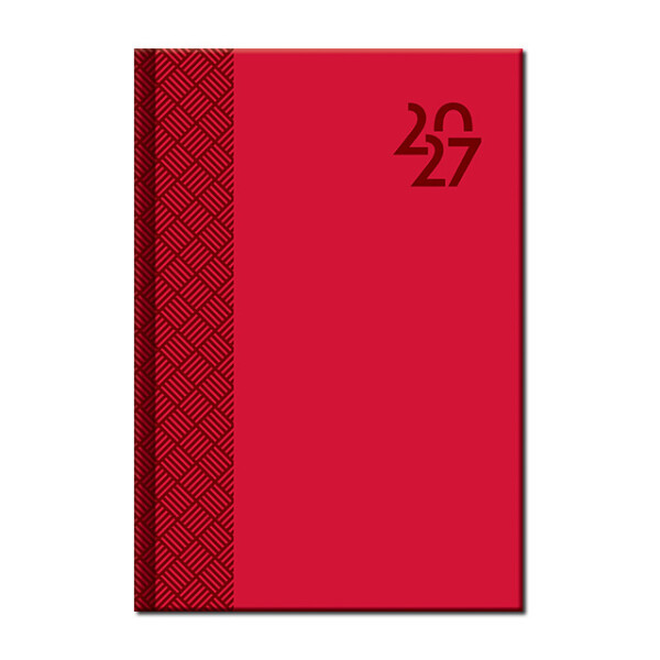 Tageskalender A5 VENETIA rot 2027