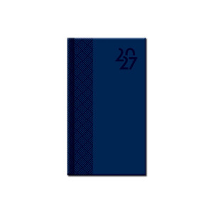 Mini-Kalender A6 VENEDIG blau 2027 - Reklamnepredmety