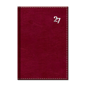 Tageskalender A5 NEAPOL weinrot 2027 - Reklamnepredmety