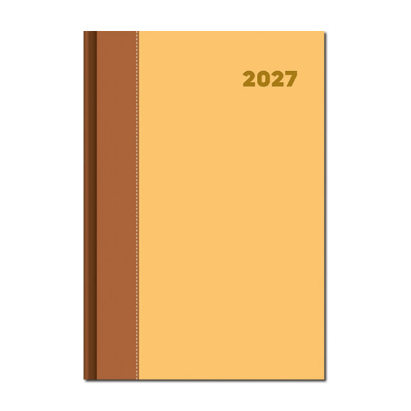 Tageskalender A5 DOLCETTO braungold 2027