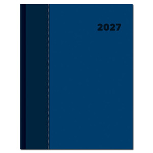 Manager-Terminkalender A4 DOLCETTO blau blau 2027 - Reklamnepredmety