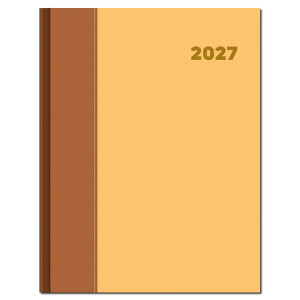 Manager-Terminkalender A4 DOLCETTO braungold 2027 - Reklamnepredmety