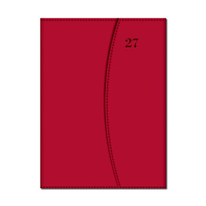 Wochenkalender A5 MAGNETISCH rot 2027 - Reklamnepredmety