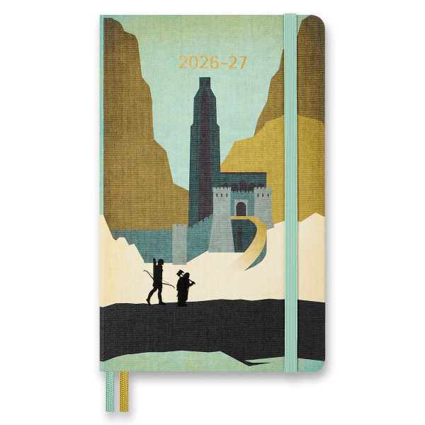 Moleskine Herr der Ringe 2026–27 18-Monats-Kalender – Hardcover, Größe L, wöchentlich