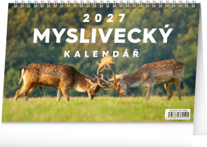 NOTIQUE Tischkalender für Jagdreisen CZ 2027, 23,1 x 14,5 cm - Reklamnepredmety
