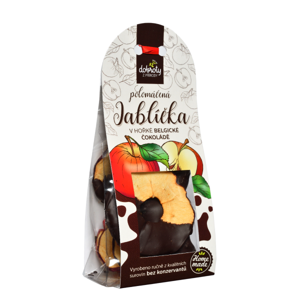 Schokoladenüberzogene Äpfel