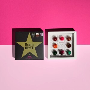DAS BESTE VOM BESTEN! PREISGEKRÖNTE PRALINENKOLLEKTION. - Reklamnepredmety