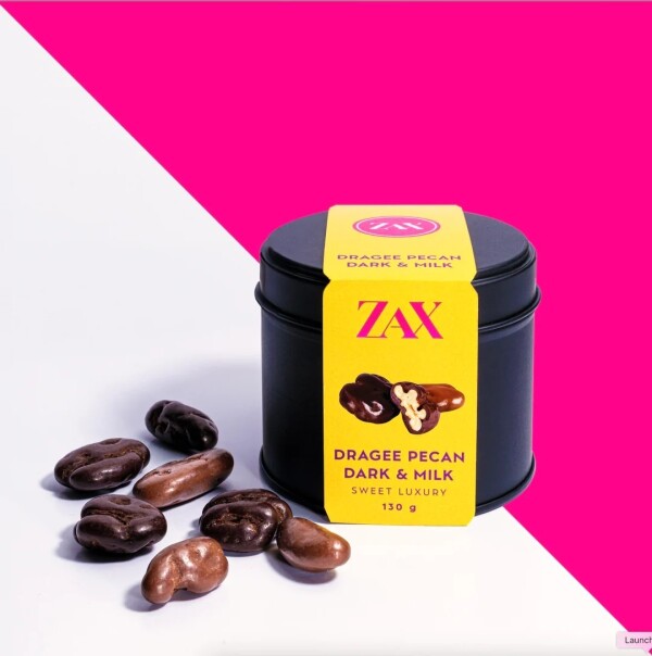 DRAGEE PECAN – Pekannüsse in Zartbitter- und Vollmilchschokolade