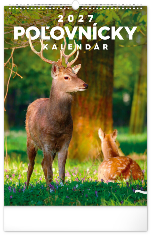NOTIQUE Wandkalender Jagd 2027, 33 x 46 cm