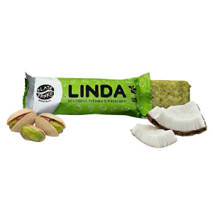 Linda Pistazie – Kokosriegel mit Pistazien 40 g - Reklamnepredmety