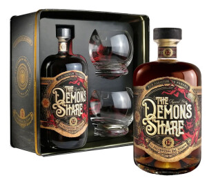 Rum – The Demon's Share Rum 12 Y.O. GLASS SET - Reklamnepredmety