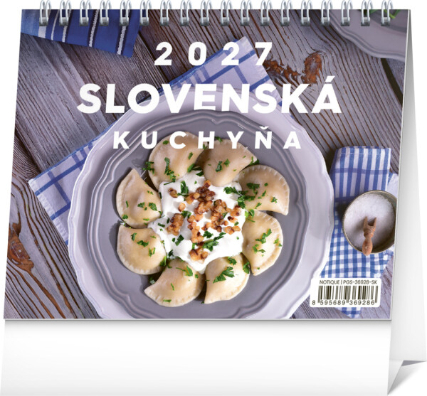 NOTIQUE Tischkalender Slowakische Küche 2027, 16,5 x 13 cm