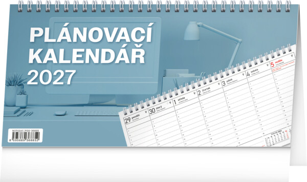 NOTIQUE Tischkalender CZ 2027, 25 x 12,5 cm