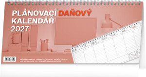 NOTIQUE Tischkalender, Steuerplanung CZ 2027, 33 x 14,5 cm - Reklamnepredmety