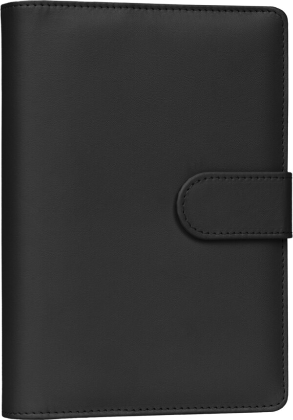 NOTIQUE Refill – Wochenplaner mit Ringbindung 2027, schwarz, 12,5 x 19 cm