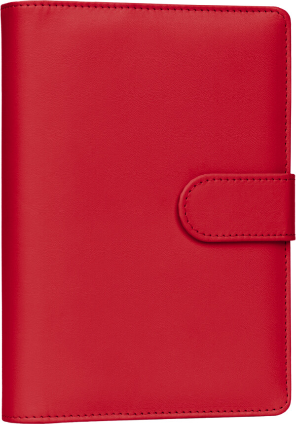 NOTIQUE Refill – Wochenplaner mit Ringbindung 2027, leuchtend rot, 12,5 x 19 cm