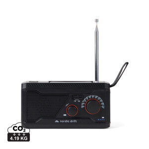 Nordic Drift Titan IPX4 Multifunktionsradio 4000 mAh - Reklamnepredmety