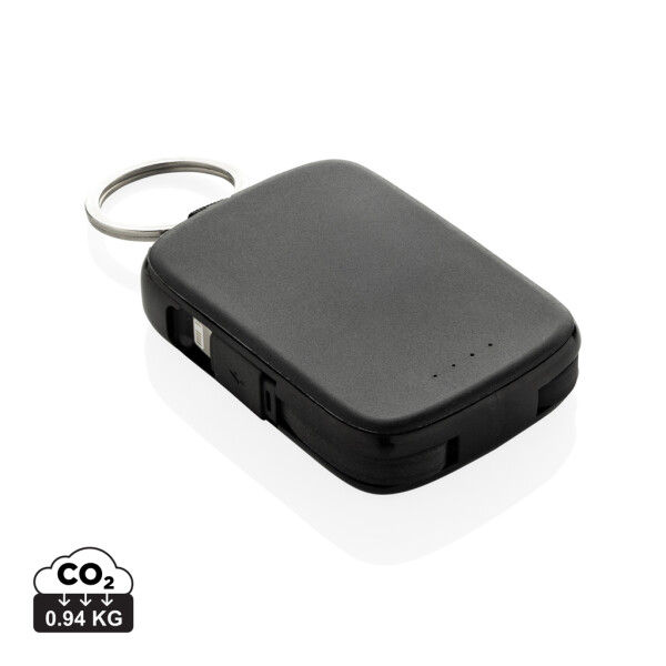 Nexo RCS Schlüsselanhänger mit 2000 mAh Powerbank und internen Kabeln