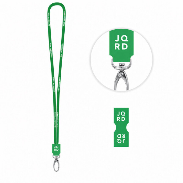 Bedrucktes Muster-Lanyard TUBE JACQUARD Lang (Ø 7 mm)