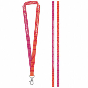BRIGHTON S. Printed sample SET Lanyard SUBLIMATION Long II (20 mm) with 20 mm carabiner - Reklamnepredmety