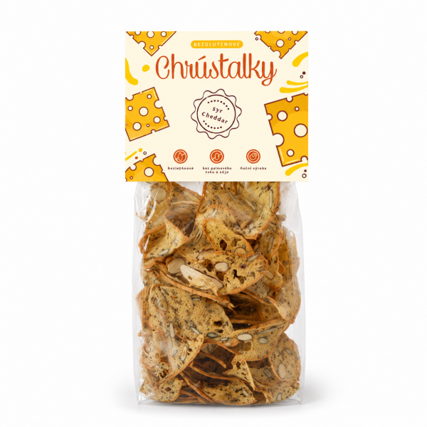 Chrústalky glutenfreier Cheddar-Käse, 70 g