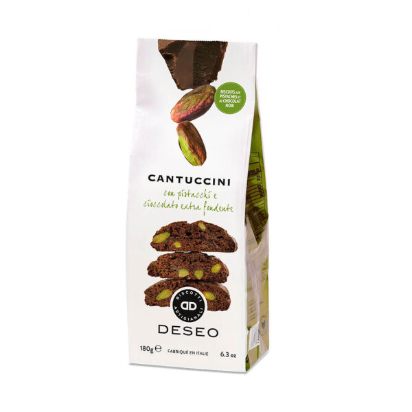Extra Schokoladen-Cantuccini mit ganzen Pistazien 180 g