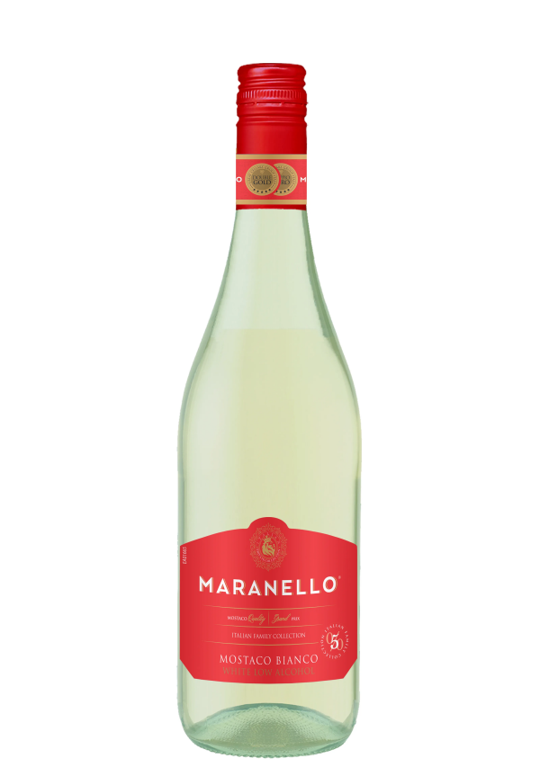 Wein mit niedrigem Alkoholgehalt – Maranello Bianco Frizzante 5,5 %