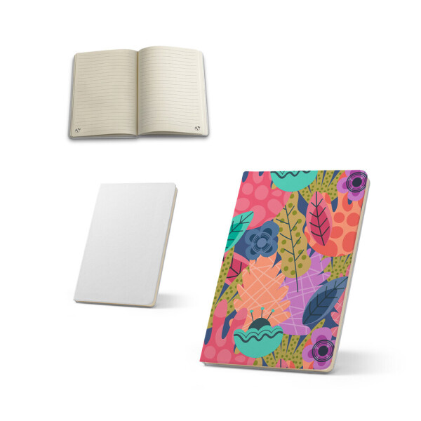 ANNE SUB A6. Notizbuch im A6-Format mit festem Einband, ideal für den Sublimationsdruck