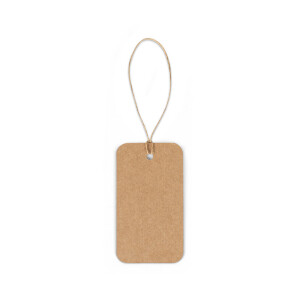LABEL RECTANGULAR. Rechteckiges Etikett aus 100% Recyclingpapier (700 g/m²) - Reklamnepredmety