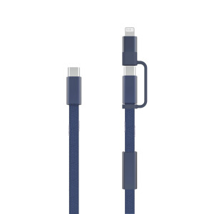 Arc RCS 60W 120 cm 2-in-1 Schnellladekabel - Reklamnepredmety