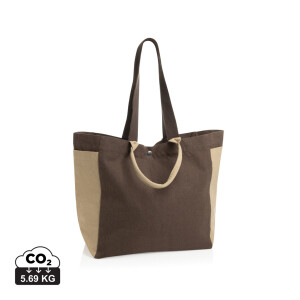 BEAU AWARE™ Allround-Einkaufstasche aus 400 g/m² recyceltem Canvas - Reklamnepredmety