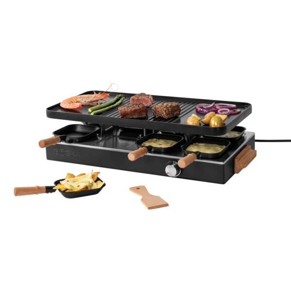 BOSKA Raclette Gourmet Party, 8 Personen (EU Typ F)