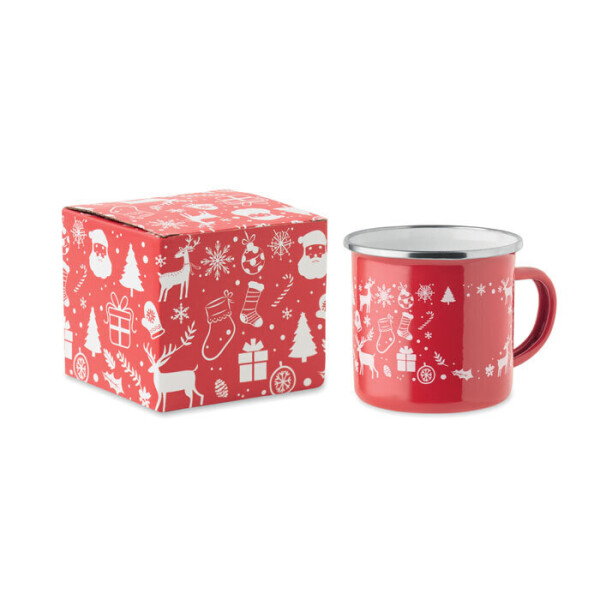 SEASOMEL Weihnachts-Emaillebecher 300 ml