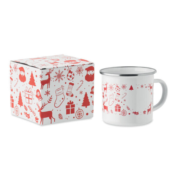 SEASOMEL Weihnachts-Emaillebecher 300 ml