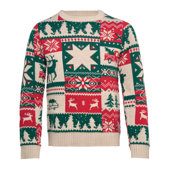 SHIMIS Weihnachtsstrickpullover S-M