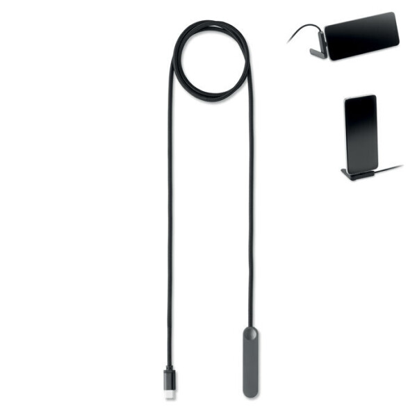 Praktisches 60-W-USB-C-Kabel mit Ständer
