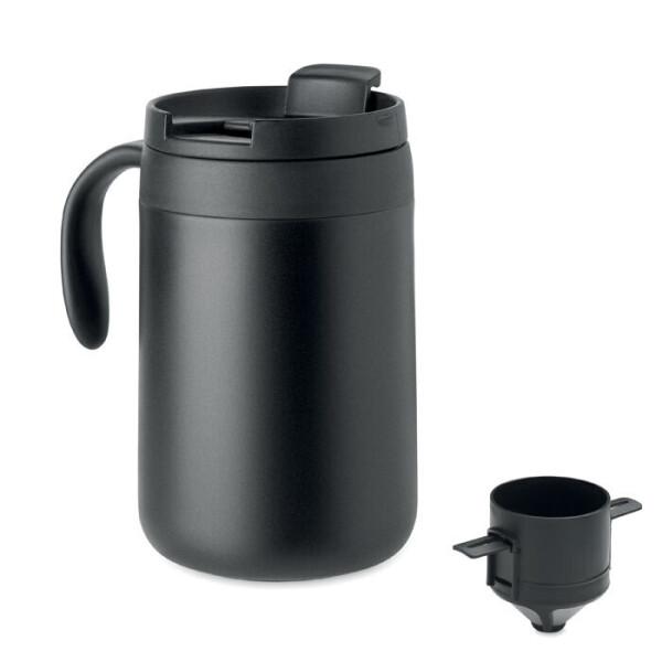 CAFETITO Thermosbecher mit Kaffeefilter