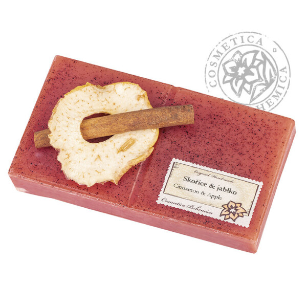 Dekorierte Seife 200 g – Zimt und Apfel