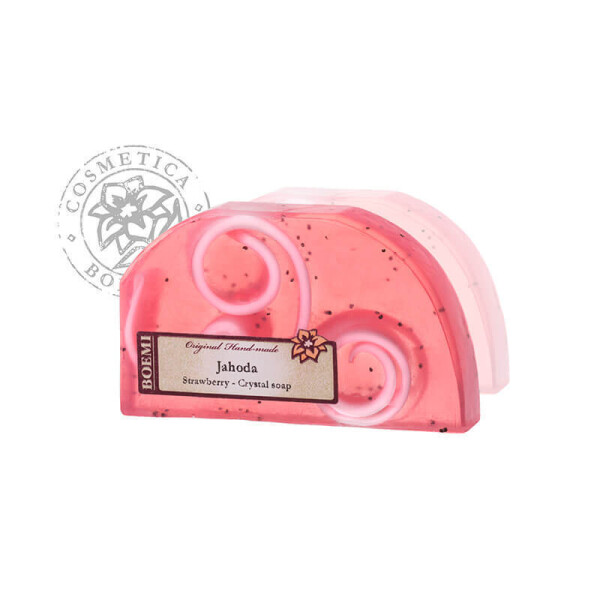 Kristallpeeling-Seife 100 g – Erdbeere