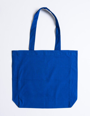 XT95 Cotton bag with sidefold, long handles - Reklamnepredmety