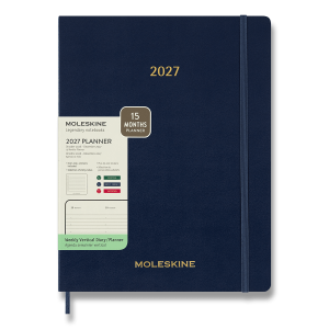 Moleskine Essential Kalender 2027 – Softcover, XXL, Wochenkalender, Hochformat - Reklamnepredmety
