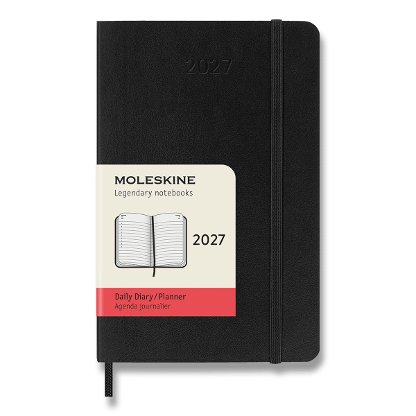Moleskine Kalender 2027 – Softcover, Größe S, täglich, mehrfarbig