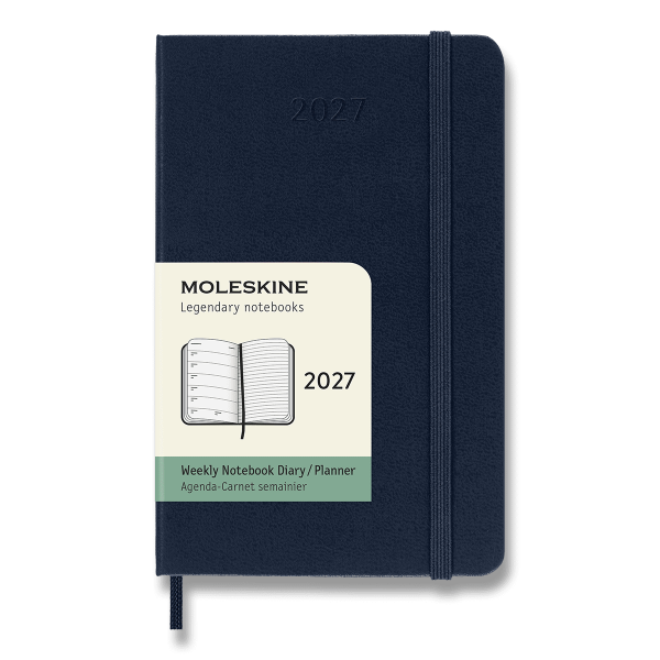 Moleskine-Kalender 2027 – Hardcover, Größe S, wöchentlich