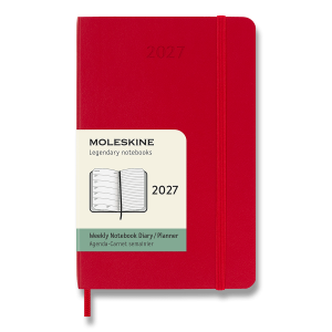 Moleskine Kalender 2027 – Taschenbuch, Größe S, wöchentlich - Reklamnepredmety
