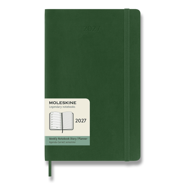Moleskine Kalender 2027 – Softcover, Größe L, Wochenkalender, verschiedene Farben