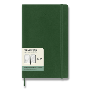 Moleskine Kalender 2027 – Softcover, Größe L, Wochenkalender, verschiedene Farben - Reklamnepredmety